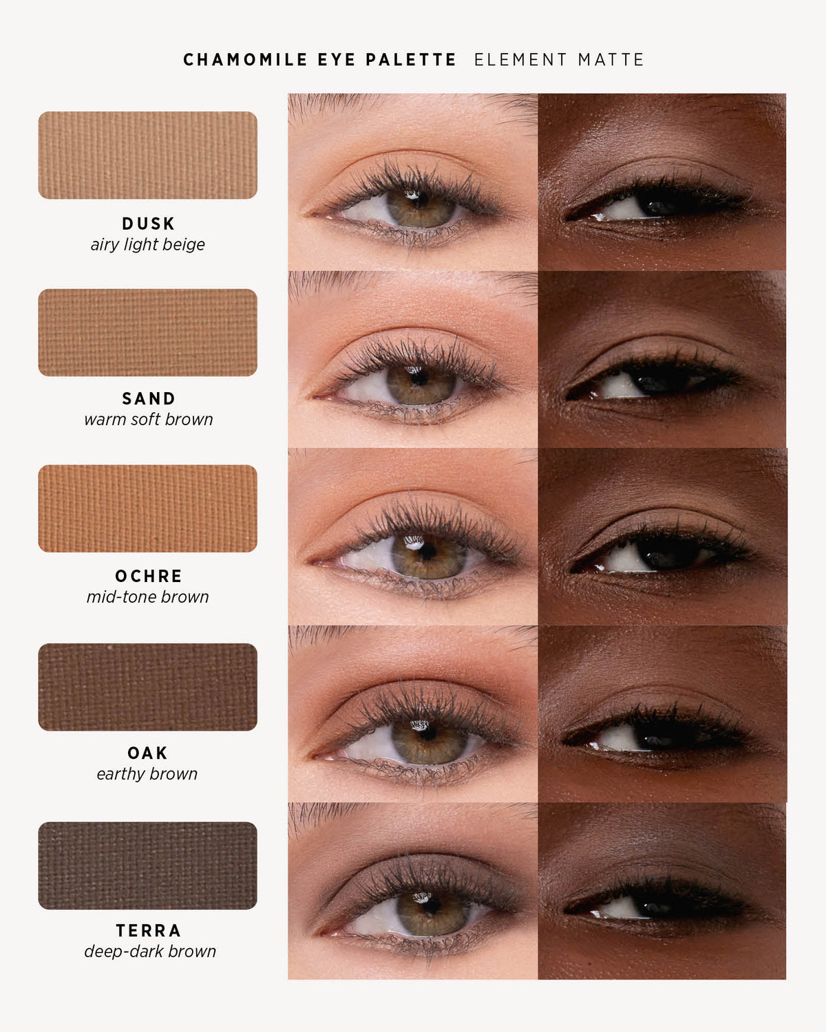 Ere Perez - Chamomile Eye Palette - The Bare Theory