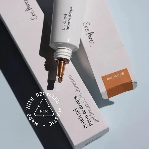 Ere Perez - Golden Hour - Peach Gel Bronze Drops - The Bare Theory