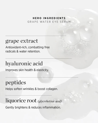 Ere Perez - Grape Water Eye Serum - 8ml - The Bare Theory