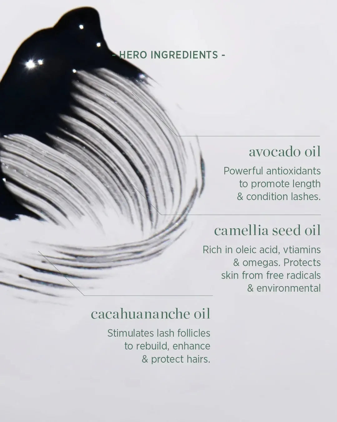Ere Perez - Mini Avocado Waterproof Mascara Black - NEW! - The Bare Theory