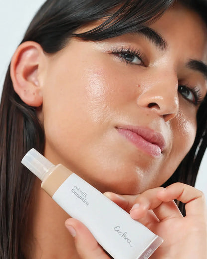 Ere Perez - Oat Milk Foundation - Maple - The Bare Theory