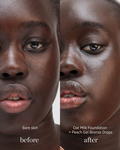 Ere Perez - Peach Gel Bronze Drops - The Bare Theory