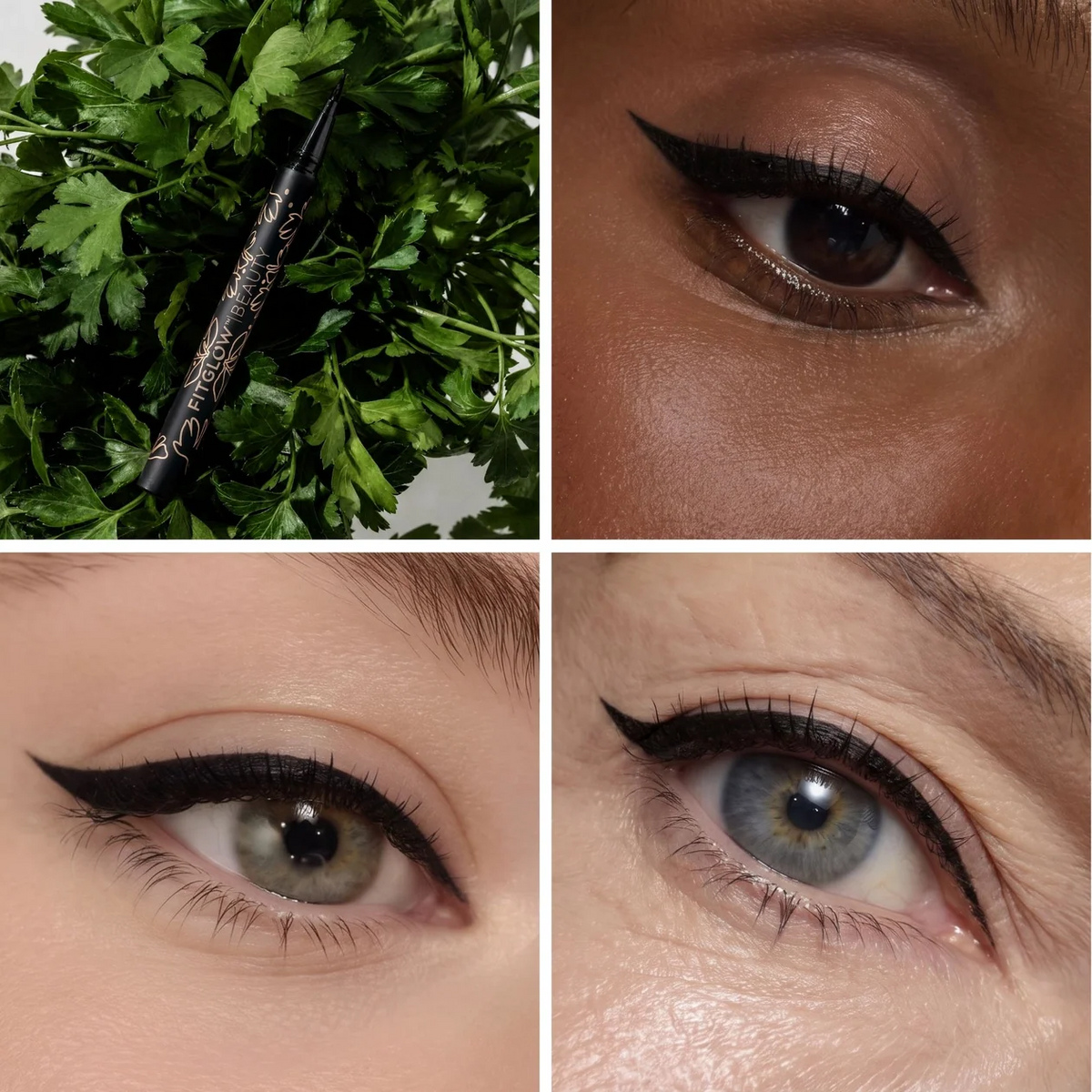 Fitglow Beauty - Liquid Eyeliner - Black - The Bare Theory