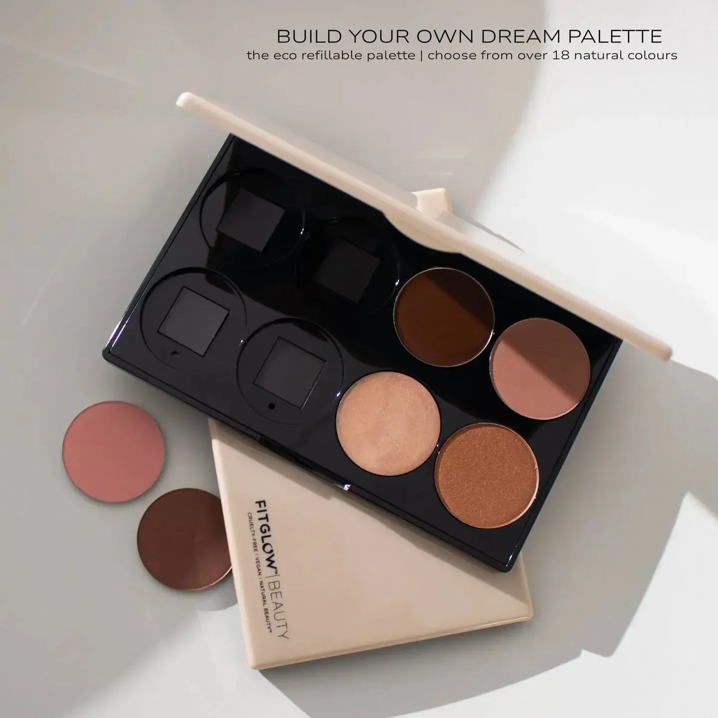 Fitglow Beauty - Multi-Use Pressed + Cream Colour Refills - NEW!!! - The Bare Theory