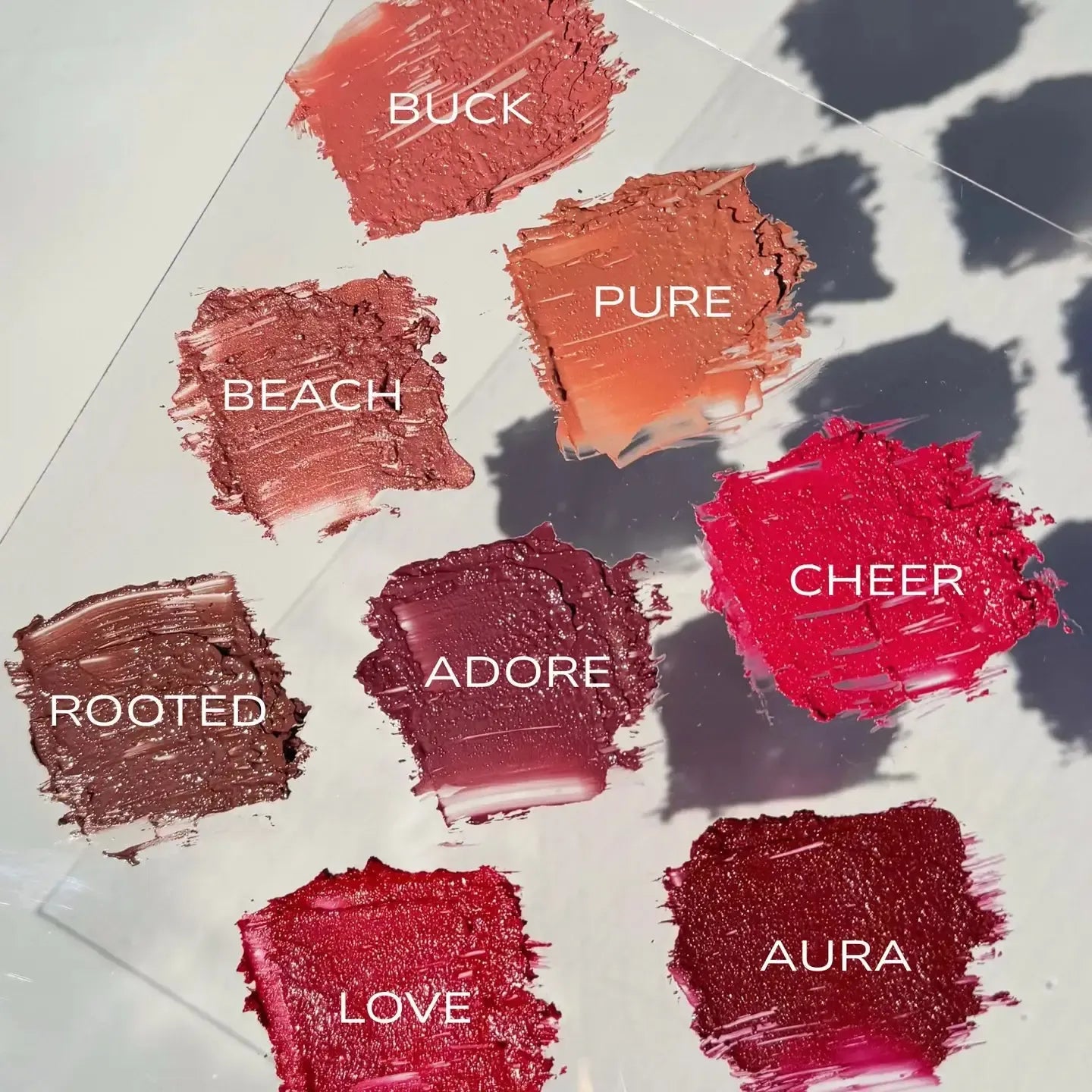 FITGLOW- Lip Colour Cream Palette (8 shades) - The Bare Theory