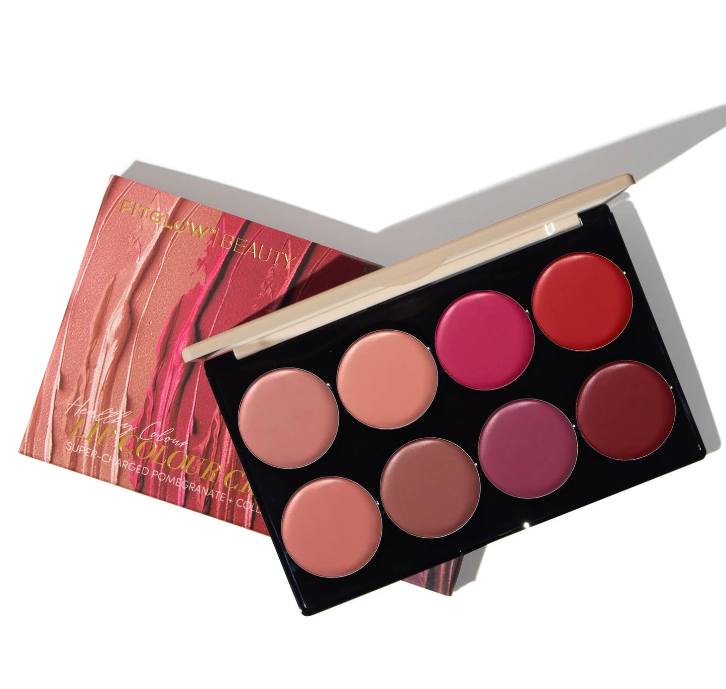 FITGLOW- Lip Colour Cream Palette (8 shades) - The Bare Theory