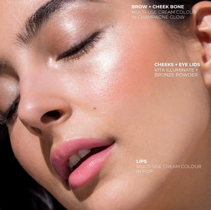 FITGLOW - Vita Illuminate + Bronze Powder - The Bare Theory