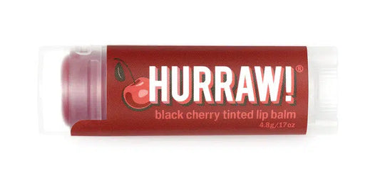 Hurraw! Balms - Black Cherry Lip Balm 4.8g - The Bare Theory