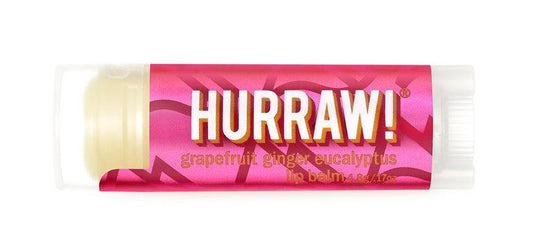 Hurraw! Balms - Grapefruit Ginger Eucalyptus - Ayurvedic Lip Balm - The Bare Theory