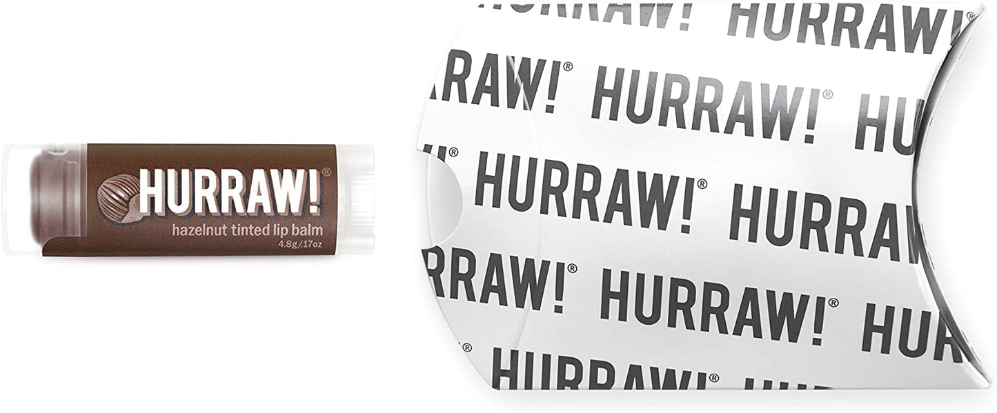 Hurraw! Balms - Hazelnut Tinted Lip Balm 4.8g - The Bare Theory
