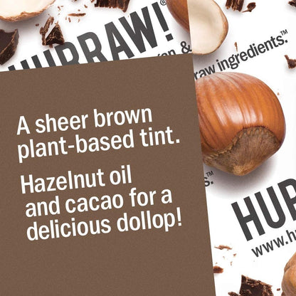 Hurraw! Balms - Hazelnut Tinted Lip Balm 4.8g - The Bare Theory