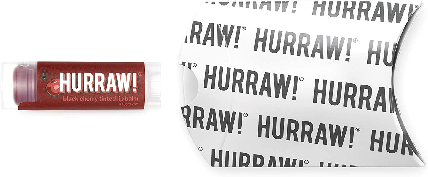 Hurraw! Balms - HR Black Cherry Lip Balm 4.8g - The Bare Theory