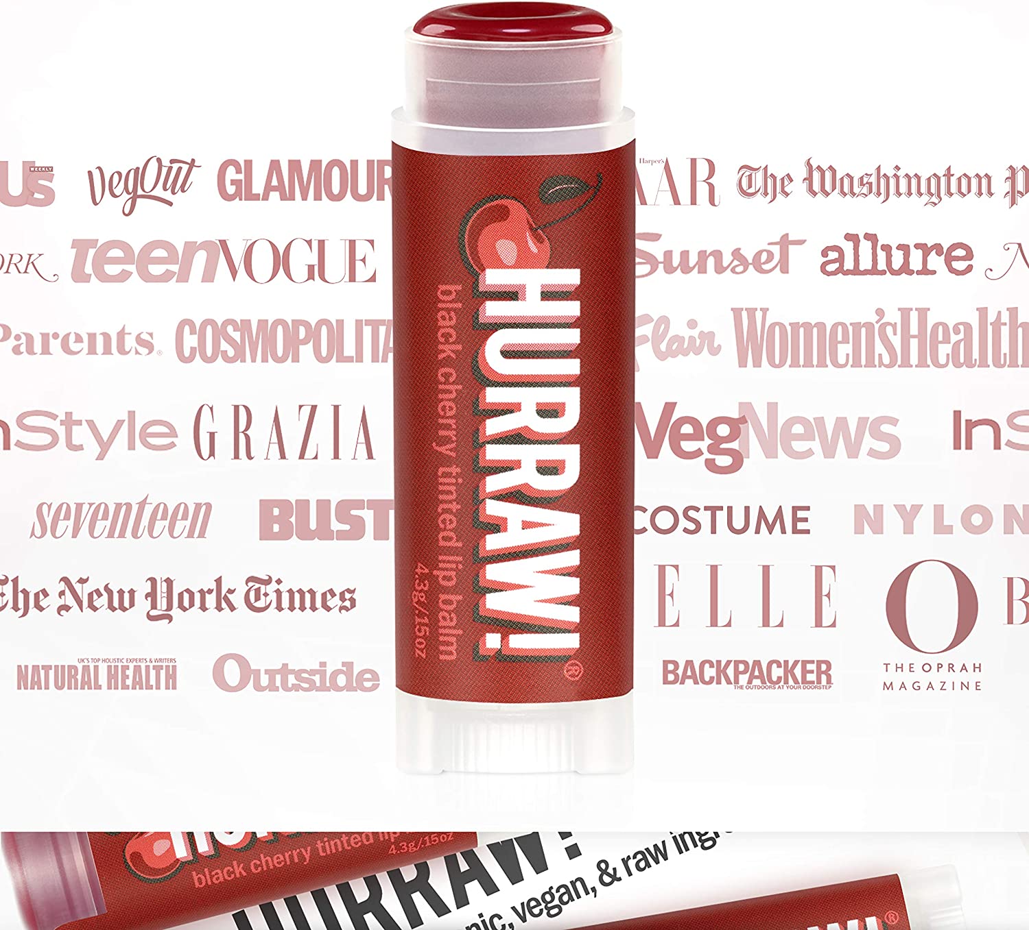 Hurraw! Balms - HR Black Cherry Lip Balm 4.8g - The Bare Theory