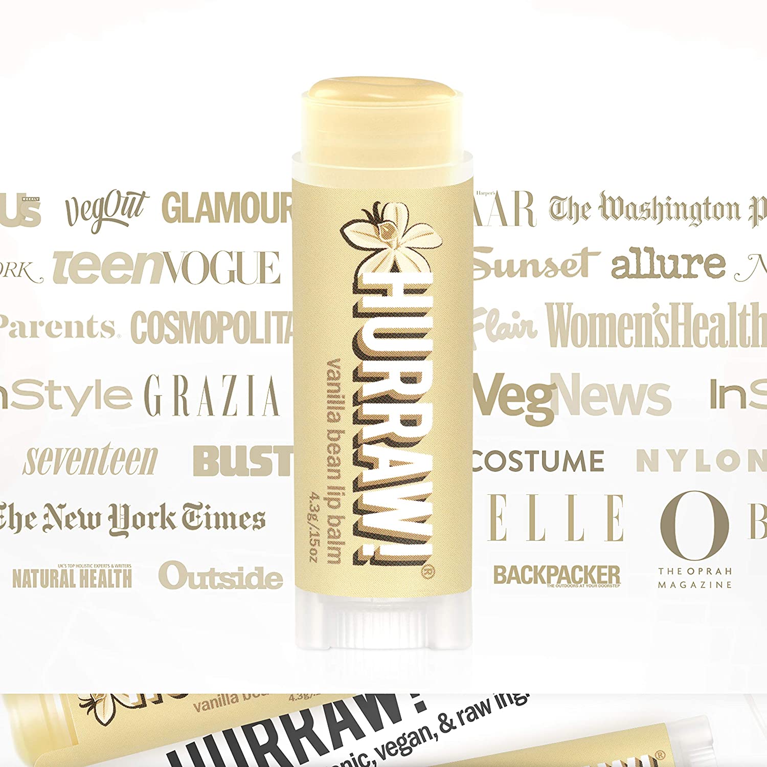 Hurraw! Balms - HR Vanilla Lip Balm 4.8g - The Bare Theory