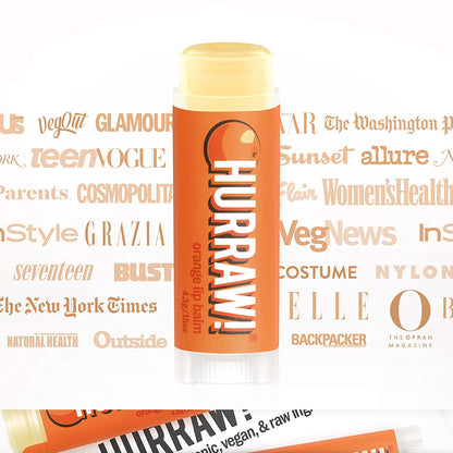 Hurraw! Balms - Orange Lip Balm 4.8g - The Bare Theory