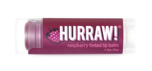 Hurraw! Balms - Raspberry Tinted Lip Balm - The Bare Theory
