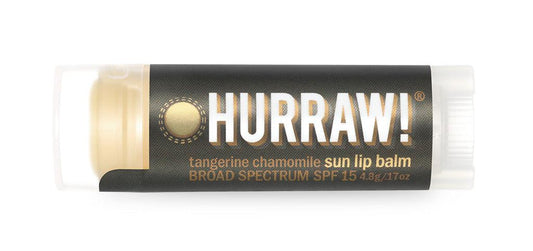 Hurraw! Balms - Tangerine Chamomile Sun Lip Balm SPF15 4.8g - The Bare Theory