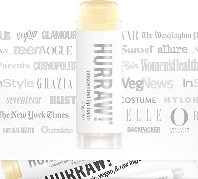 Hurraw! Balms - Unscented Lip Balm 4.8g - The Bare Theory