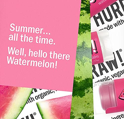 Hurraw! Balms - Watermelon Lip Balm 4.8g - The Bare Theory