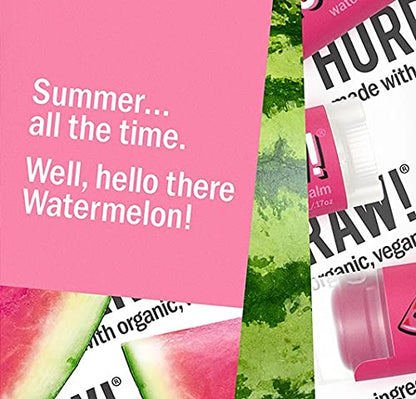 Hurraw! Balms - Watermelon Lip Balm 4.8g - The Bare Theory