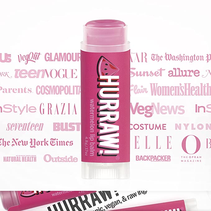 Hurraw! Balms - Watermelon Lip Balm 4.8g - The Bare Theory