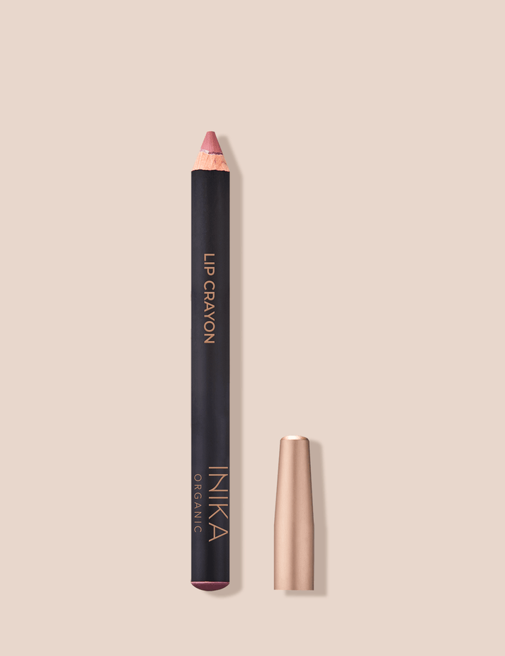 INIKA - Lip Crayon - Deep Plum - The Bare Theory