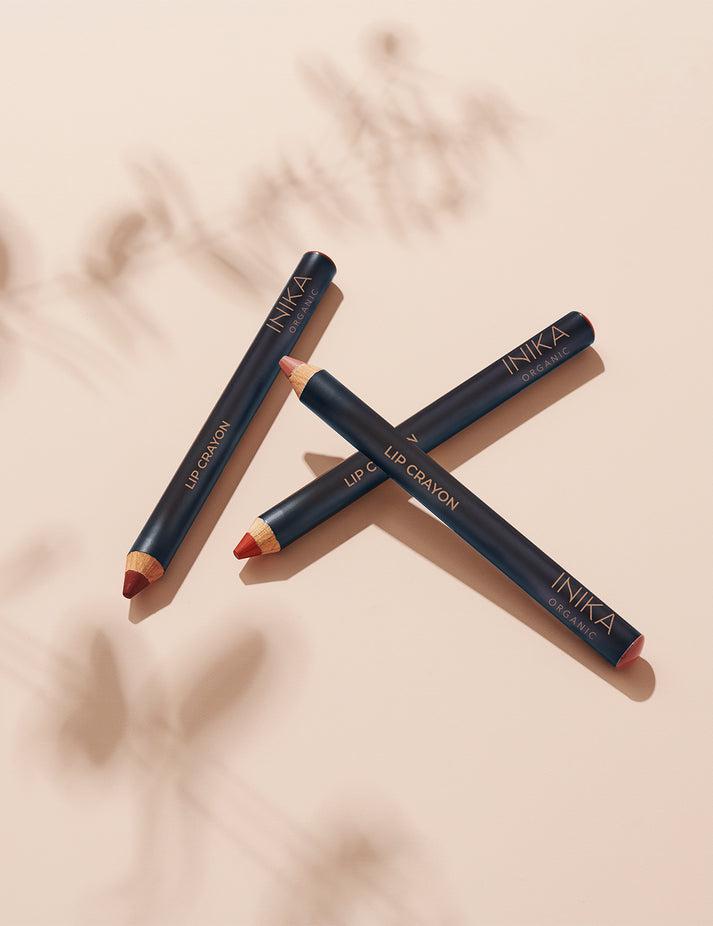 INIKA - Lip Crayon - Deep Plum - The Bare Theory
