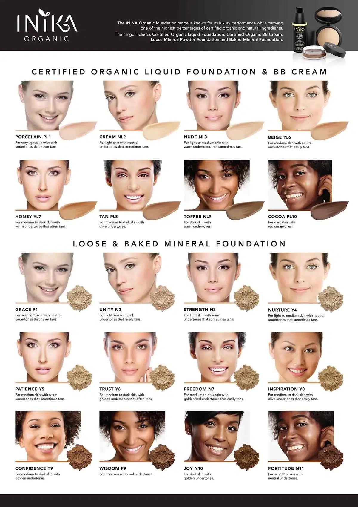 INIKA - Organic Baked Mineral Foundation - The Bare Theory