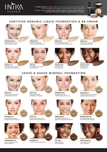 INIKA - Organic Baked Mineral Foundation - The Bare Theory