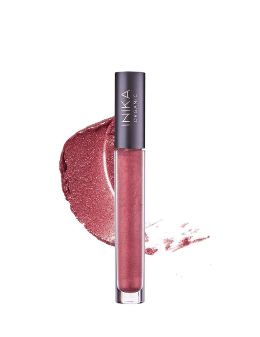 INIKA - Organic Lip Glaze - Rosewood - The Bare Theory