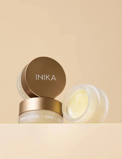 INIKA Organic Lip Mask -Bakuchiol + AHA - The Bare Theory