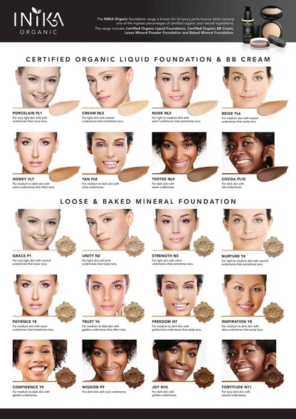 INIKA - Organic Loose Mineral Foundation SPF 25 - The Bare Theory