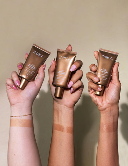 INIKA Organic Natural Sunscreen SPF50+ 50mL - TINTED - The Bare Theory