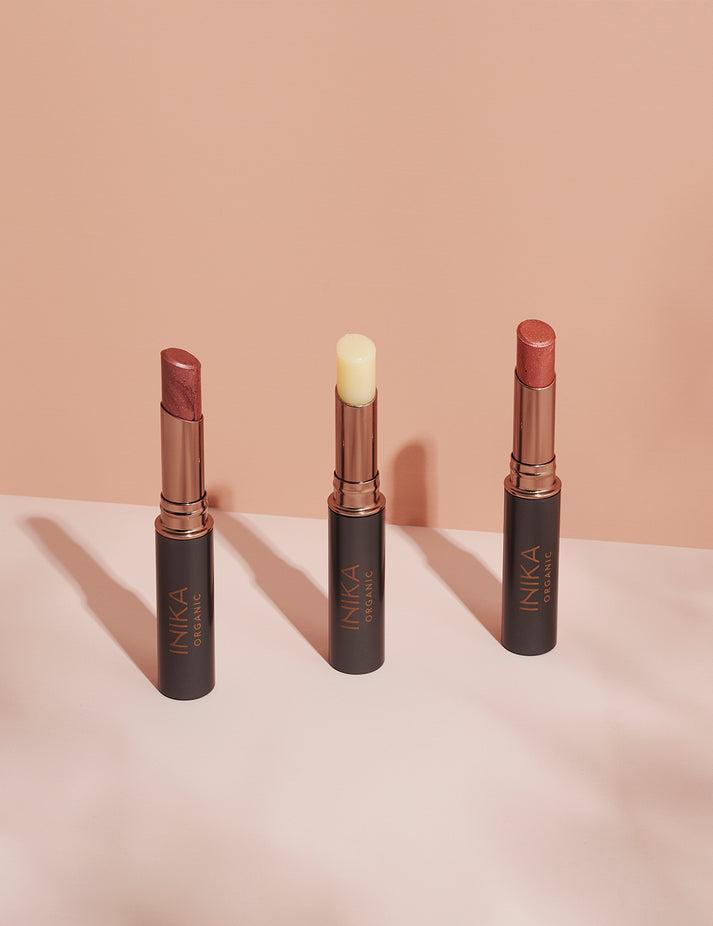 INIKA - Organic Tinted Lip Balm - ROSE - The Bare Theory