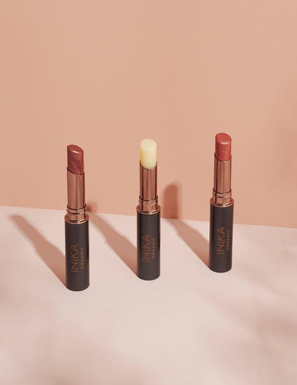 INIKA - Organic Tinted Lip Balm - ROSE - The Bare Theory