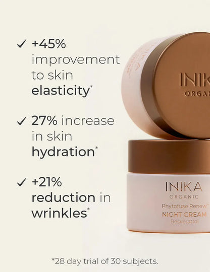 Inika - Phytofuse Renew Night Cream 50ml - The Bare Theory