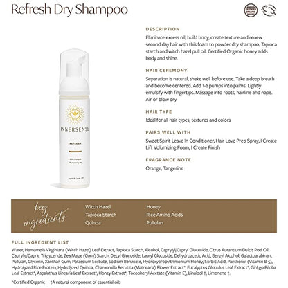 Innersense - Refresh Dry Shampoo 2.37oz - The Bare Theory