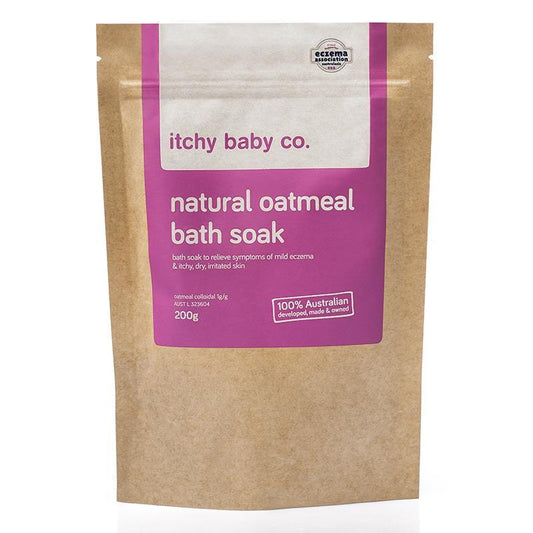 Itchy Baby co - natural oatmeal bath soak - The Bare Theory
