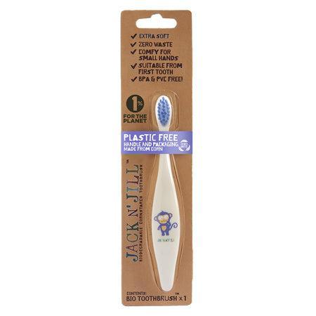 Jack N’ Jill - Bio Toothbrush - EXTRA SOFT _ Monkey - The Bare Theory