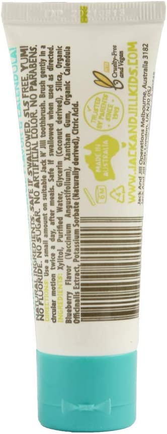 Jack n' Jill - Kids Natural Toothpaste 50g - BLUEBERRY - The Bare Theory