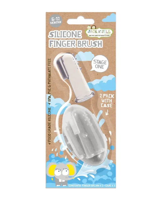 Jack N Jill - Silicone Finger Brush - The Bare Theory