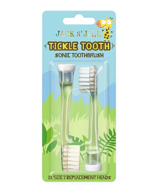 Jack n' Jill - Sonic Toothbrush Replacement Heads - 0-6 Years - The Bare Theory