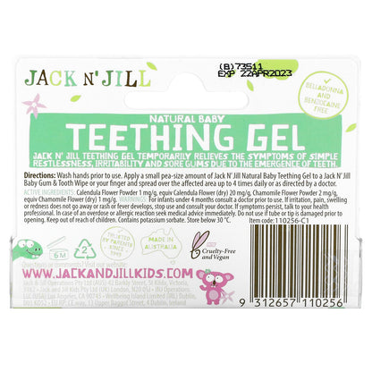 Jack n' Jill - Teething Gel - 4M + - The Bare Theory