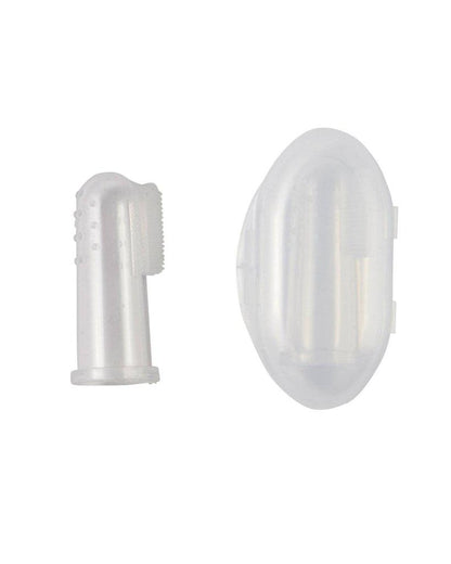 Jack N Jill - Tooth Buddy Pack - Natural Certified Toothpaste Flavor Free + Silicone Finger Brush - The Bare Theory
