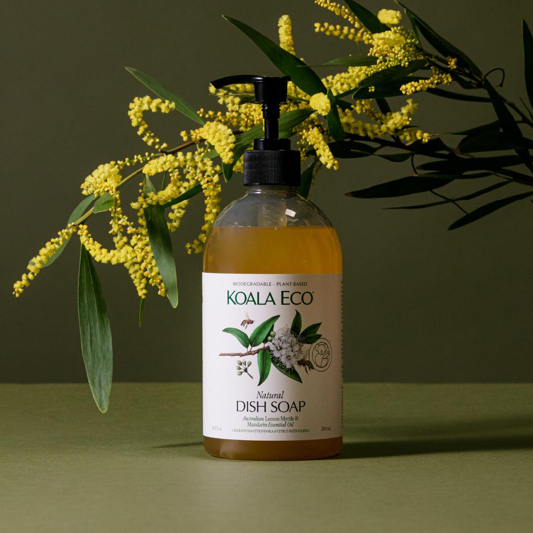 Koala Eco - Dish Soap. Lemon Myrtle & Mandarin Essential Oil - The Bare Theory