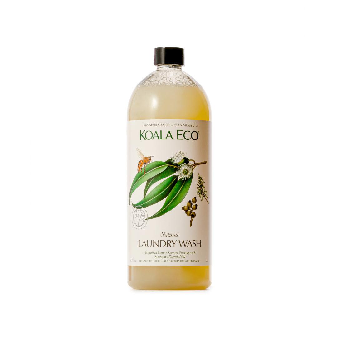 Koala Eco - Laundry Wash. Lemon Scented Eucalyptus & Rosemary Essential Oil - The Bare Theory