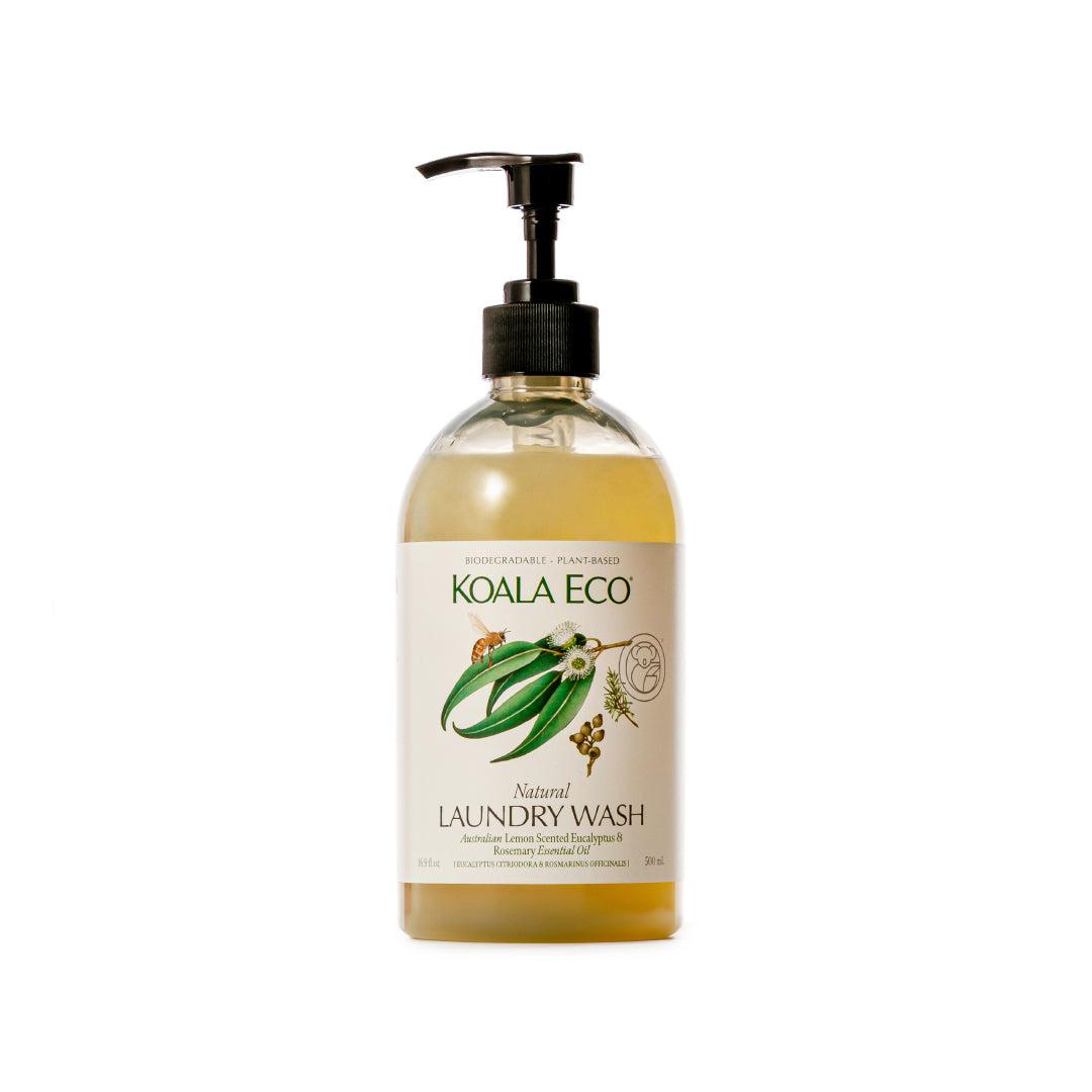 Koala Eco - Laundry Wash. Lemon Scented Eucalyptus & Rosemary Essential Oil - The Bare Theory