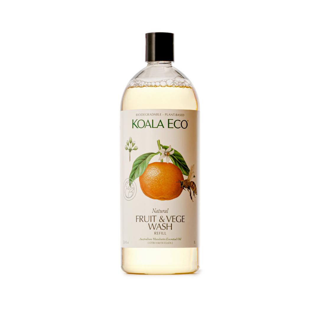 Koala Eco - Mandarin Essential Oil - Fruit & Vege Wash - The Bare Theory