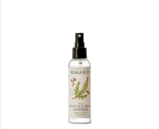 Koala Eco - Natural Hand & Surface Sanitiser - Lemon Scented Tea Tree 125ml - The Bare Theory