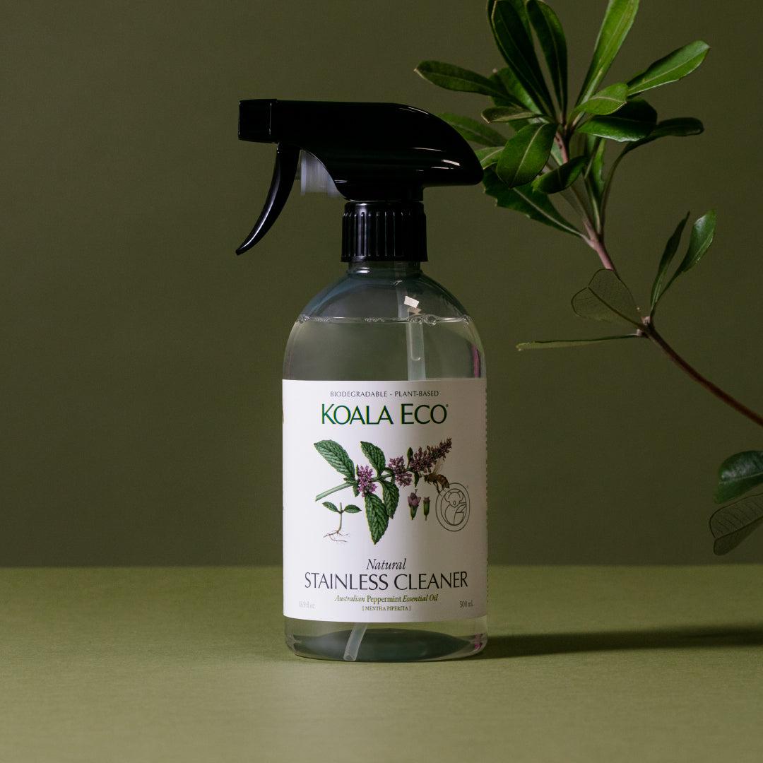 Koala Eco - Peppermint Essential Oil - Stainless Cleaner - The Bare Theory